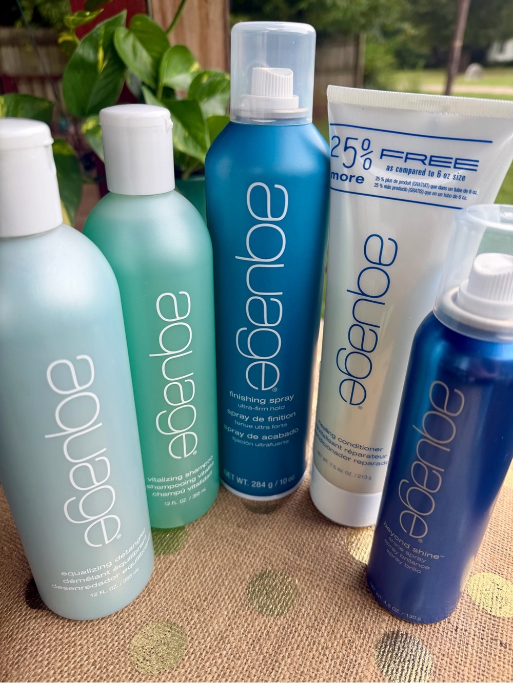 Aquage Professional Haircare Bundle of 5 Full-Size Products ~Brand New